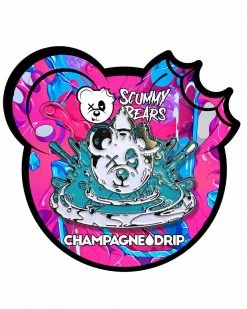 CHAMPAGNE DRIP X SCUMMY BEARS - DRIP DROP (CRISTAL) - 2" PIN ACCESSORIES