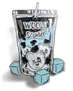 WOOLI X SCUMMY BEARS - JUICEBAG (FROSTY) - PIN ACCESSORIES