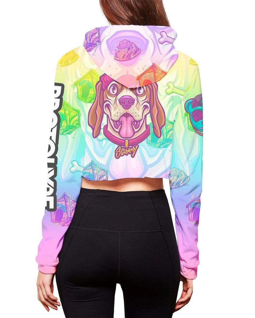 CLOTHES AND STUFF PROTOHYPE X SCUMMY BEARS - CROP HOODIE 4 CLOTHES AND STUFF PROTOHYPE X SCUMMY BEARS - CROP HOODIE