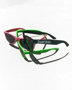 Scummy Bears FESTIVAL LOOKS SCUMMY WAYFARER SUNGLASSES - MATTE BLACK