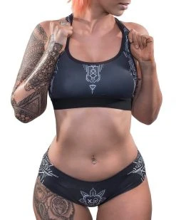 Scummy Bears MI+U - IVY BEAR (NIGHT) - BOOTY SHORTS BOTTOMS & LEGGINGS