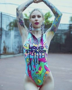 LIQUID STRANGER X SCUMMY BEARS - WEIRD & WONDERFUL - BODY SUIT 8 LIQUID STRANGER X SCUMMY BEARS - WEIRD & WONDERFUL - BODY SUIT