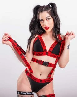 Scummy Bears BODY SUITS & SWIMWEAR OISHI - TECH BIKINI BOTTOM (BLACK/RED) 9 Scummy Bears BODY SUITS & SWIMWEAR OISHI - TECH BIKINI BOTTOM (BLACK/RED)