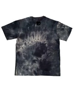 Scummy Bears BEAR METAL (BLACK ON BLACK) - TIE-DYE BOXY TEE