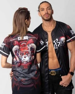 GLOBAL DUB FESTIVAL X SCUMMY BEARS - BASEBALL JERSEY CLOTHES AND STUFF