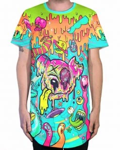 CLOTHES AND STUFF LIQUID STRANGER X SCUMMY BEARS - WEIRD & WONDERFUL - LONG TEE