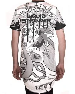 LIQUID STRANGER X SCUMMY BEARS - WEIRD & WONDERFUL (NIGHT) - LONG TEE