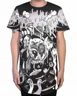 LIQUID STRANGER X SCUMMY BEARS - WEIRD & WONDERFUL (NIGHT) - LONG TEE