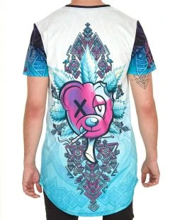 Scummy Bears CLOTHES AND STUFF MI+U - IVY BEAR (BUBBLEGUM FROST) - LONG TEE