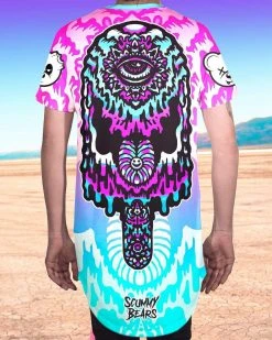 Scummy Bears POPSISKULLS - MELTED DREAMS - LONG TEE