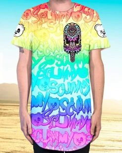Scummy Bears CLOTHES AND STUFF POPSISKULLS - UNICORN TWIST - LONG TEE