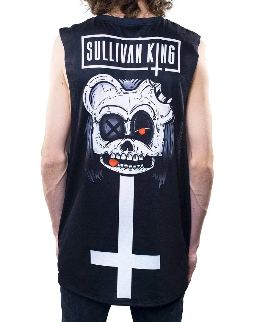 CLOTHES AND STUFF SULLIVAN KING X SCUMMY BEARS - SKULLIVAN - SLEEVELESS TEE 4 CLOTHES AND STUFF SULLIVAN KING X SCUMMY BEARS - SKULLIVAN - SLEEVELESS TEE