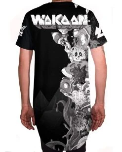CLOTHES AND STUFF WAKAAN X SCUMMY BEARS - THE GREAT MYSTERY - LONG TEE
