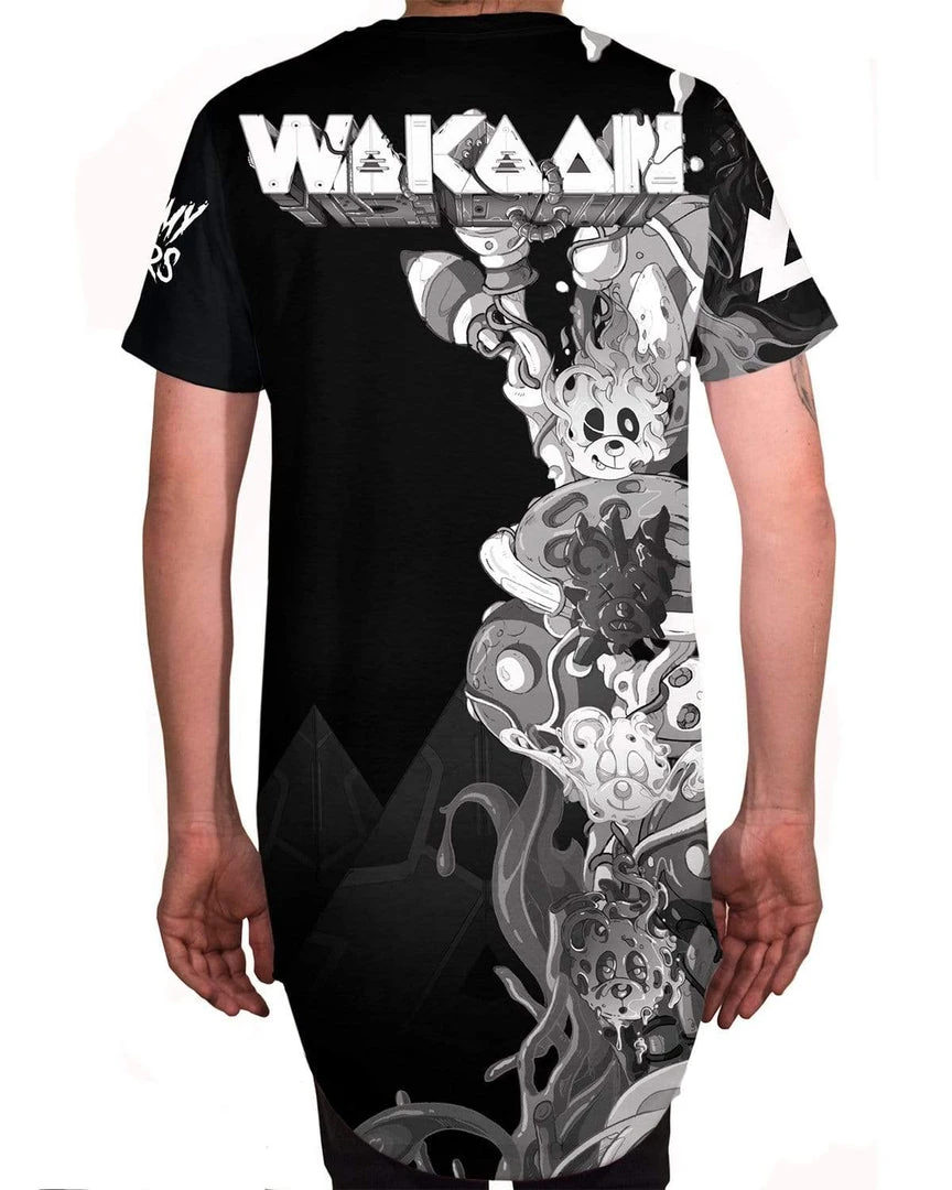 CLOTHES AND STUFF WAKAAN X SCUMMY BEARS - THE GREAT MYSTERY - LONG TEE 3 CLOTHES AND STUFF WAKAAN X SCUMMY BEARS - THE GREAT MYSTERY - LONG TEE