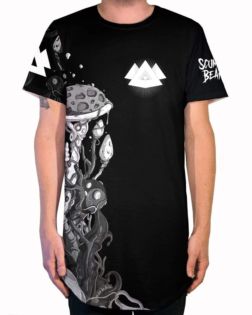 CLOTHES AND STUFF WAKAAN X SCUMMY BEARS - THE GREAT MYSTERY - LONG TEE 4 CLOTHES AND STUFF WAKAAN X SCUMMY BEARS - THE GREAT MYSTERY - LONG TEE