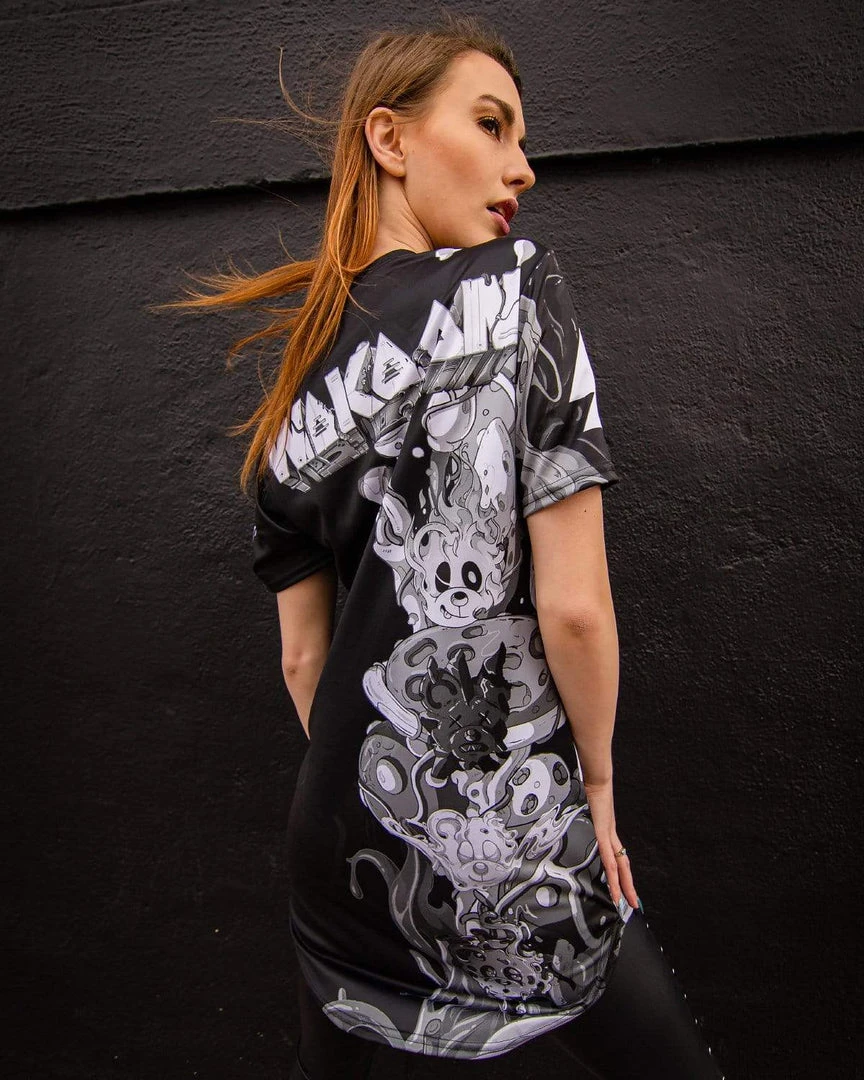 CLOTHES AND STUFF WAKAAN X SCUMMY BEARS - THE GREAT MYSTERY - LONG TEE 8 CLOTHES AND STUFF WAKAAN X SCUMMY BEARS - THE GREAT MYSTERY - LONG TEE