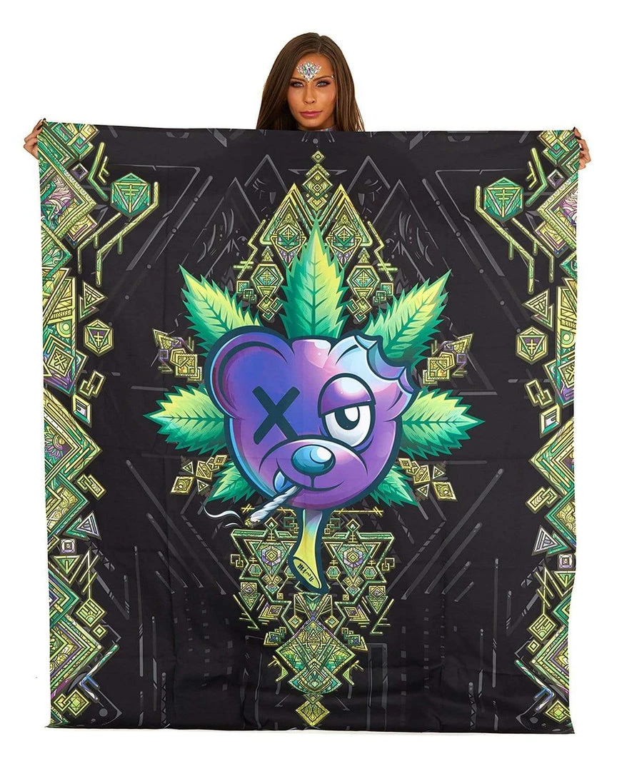 Scummy Bears MI+U - IVY BEAR (OG GREEN )- TAPESTRY 3 Scummy Bears MI+U - IVY BEAR (OG GREEN )- TAPESTRY