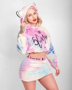 Scummy Bears CLOTHES AND STUFF FUZZY THINGZZ MINI SKIRT (UNICORN)