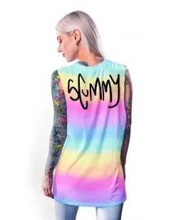 Scummy Bears CLOTHES AND STUFF POPSISKULLS - MELTED DREAMS - MUSCLE TEE