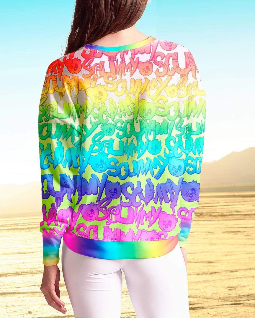 Scummy Bears RAINBOW SHERBET - DROP SHOULDER SWEATSHIRT CLOTHES AND STUFF 4 Scummy Bears RAINBOW SHERBET - DROP SHOULDER SWEATSHIRT CLOTHES AND STUFF