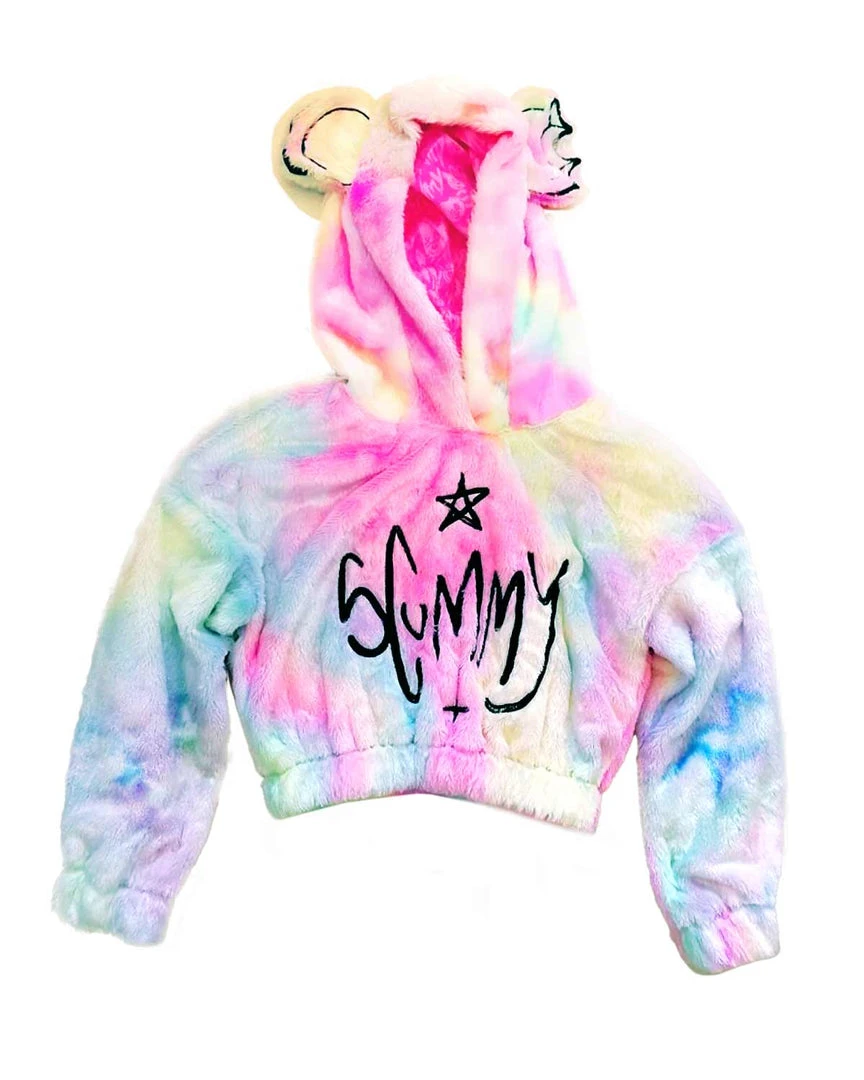 Scummy Bears SCUMMY DOODLE - FUZZY THINGZZ CROP HOODIE (UNICORN) 5 Scummy Bears SCUMMY DOODLE - FUZZY THINGZZ CROP HOODIE (UNICORN)