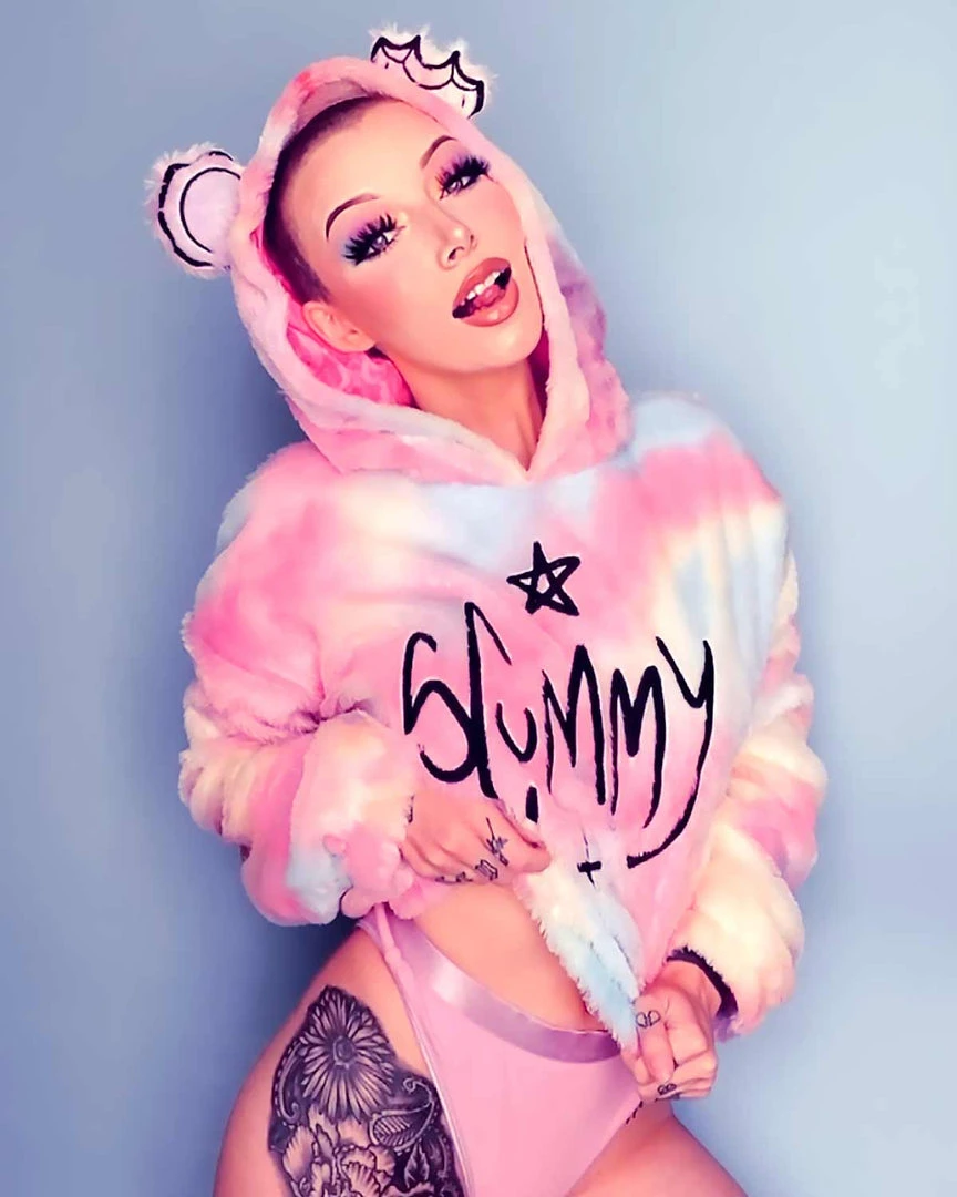 Scummy Bears SCUMMY DOODLE - FUZZY THINGZZ CROP HOODIE (UNICORN) 7 Scummy Bears SCUMMY DOODLE - FUZZY THINGZZ CROP HOODIE (UNICORN)
