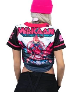 Scummy Bears Sales Shop 6 JERSEYS WAKAAN X SCUMMY BEARS - ANCIENT ALIENS - CROP BASEBALL JERSEY