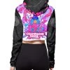 CHAMPAGNE DRIP X SCUMMY BEARS - BOTTLE DROP (NIGHT CLUB) - CROP HOODIE TOPS 2 CHAMPAGNE DRIP X SCUMMY BEARS - BOTTLE DROP (NIGHT CLUB) - CROP HOODIE TOPS